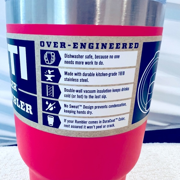 NWT YETI 30 ounce tumbler in sold out Bimini pink! - Picture 2 of 9